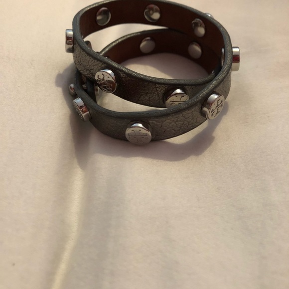 Tory Burch Silver Wrap Bracelet - Picture 4 of 4